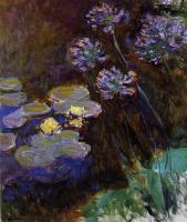 Monet, Claude Oscar - Water-Lilies and Agapanthus